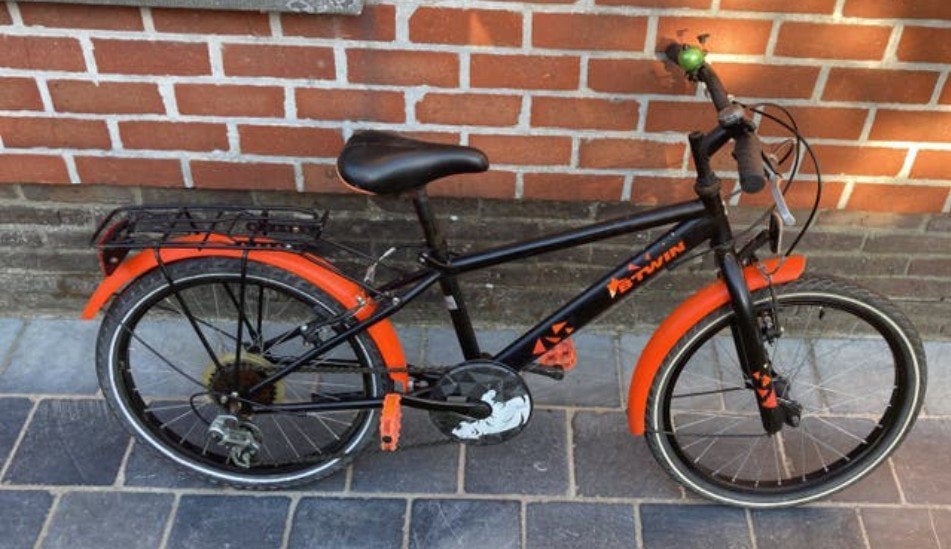 B'Twin Original jongensfiets 20 inch (6-8 jaar), Fietsen en Brommers, Ophalen, Staal, Velgrem, V-brakes