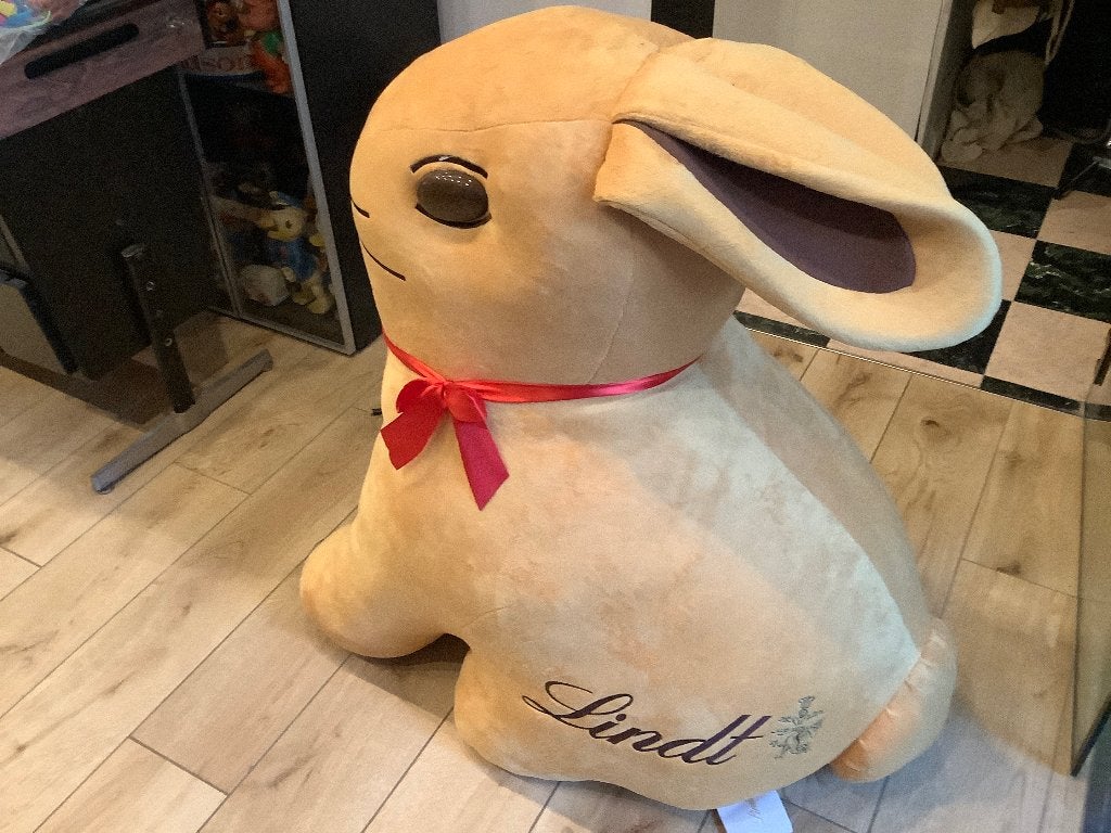 Etalage peluche konijn reclame lindt 90 cm, Ophalen, Nieuw zonder verpakking, Etalage