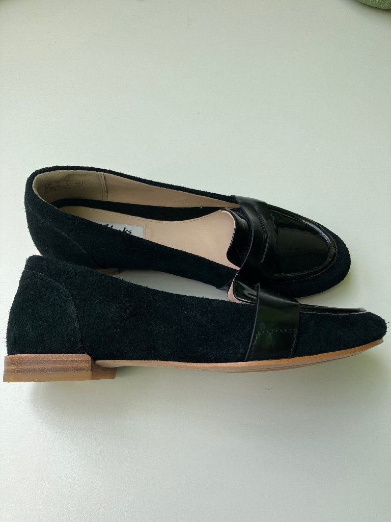 Clarks T37 1/2 zwarte instappers, Kleding | Dames, Schoenen, Ophalen, Schoenen met lage hakken, Zwart, Clarks