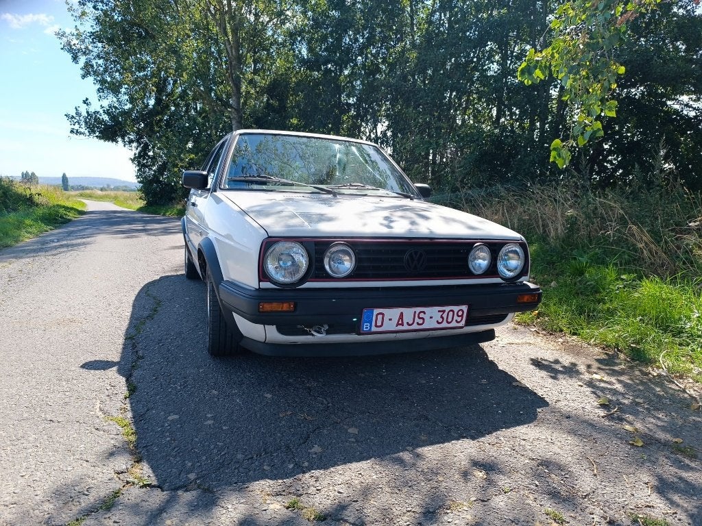 Volkswagen golf2, Auto's, Volkswagen, Voorwielaandrijving, Stof, Wit, Handgeschakeld