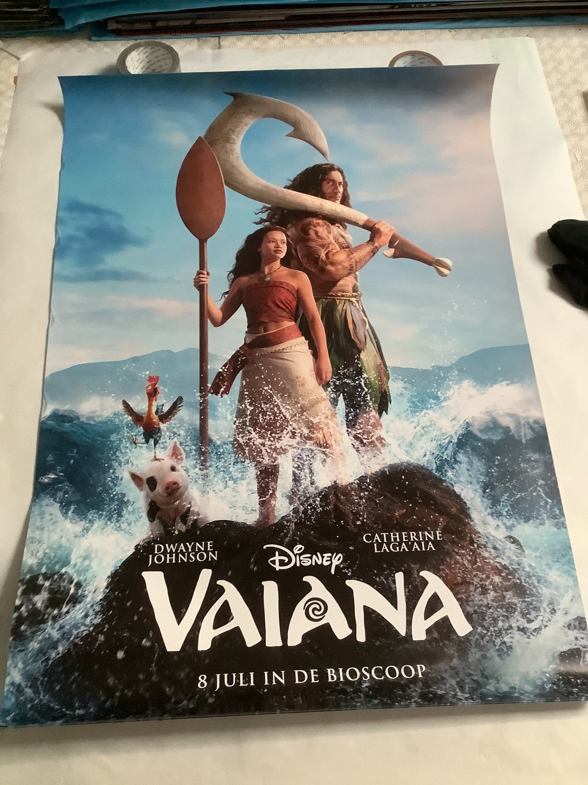 VAIANA   FILMPOSTER   70-100 cm, Ophalen of Verzenden