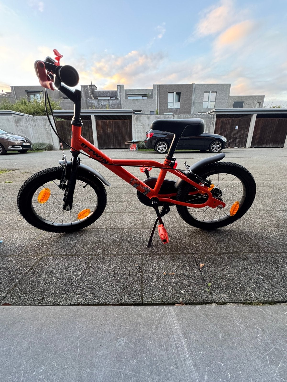 Btwin kinderfiets 16 inch, Fietsen en Brommers, Ophalen, Gebruikt, Schijfrem, 16 tot 20 inch