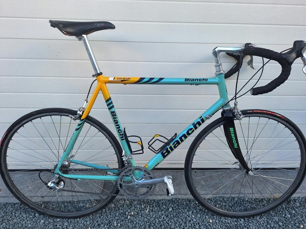 zeer mooie vintage koersfiets, Fietsen en Brommers, Ophalen, Gebruikt, Velgrem