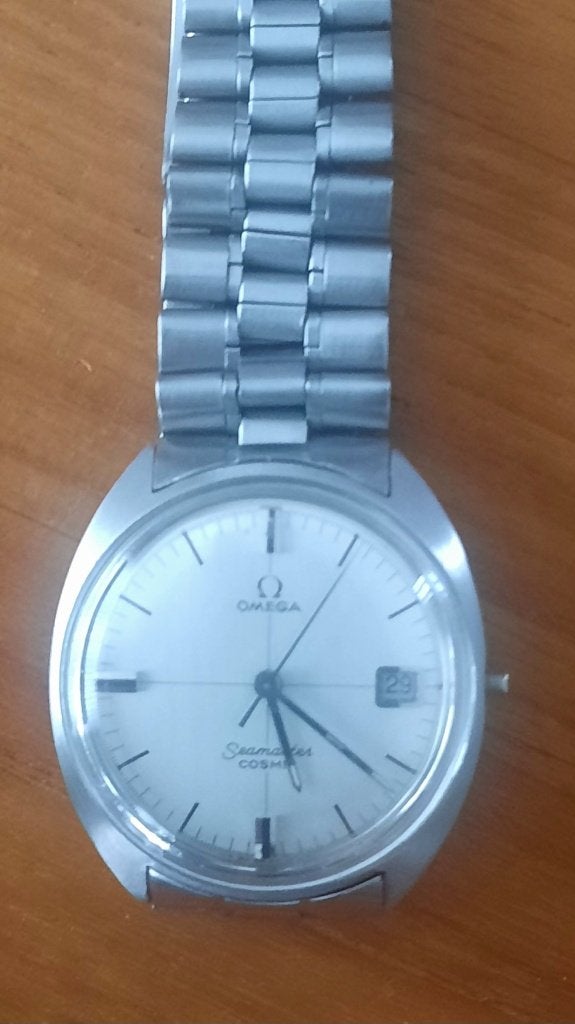 Omega Cosmic, Montre-bracelet, Enlèvement ou Envoi, Acier, Utilisé