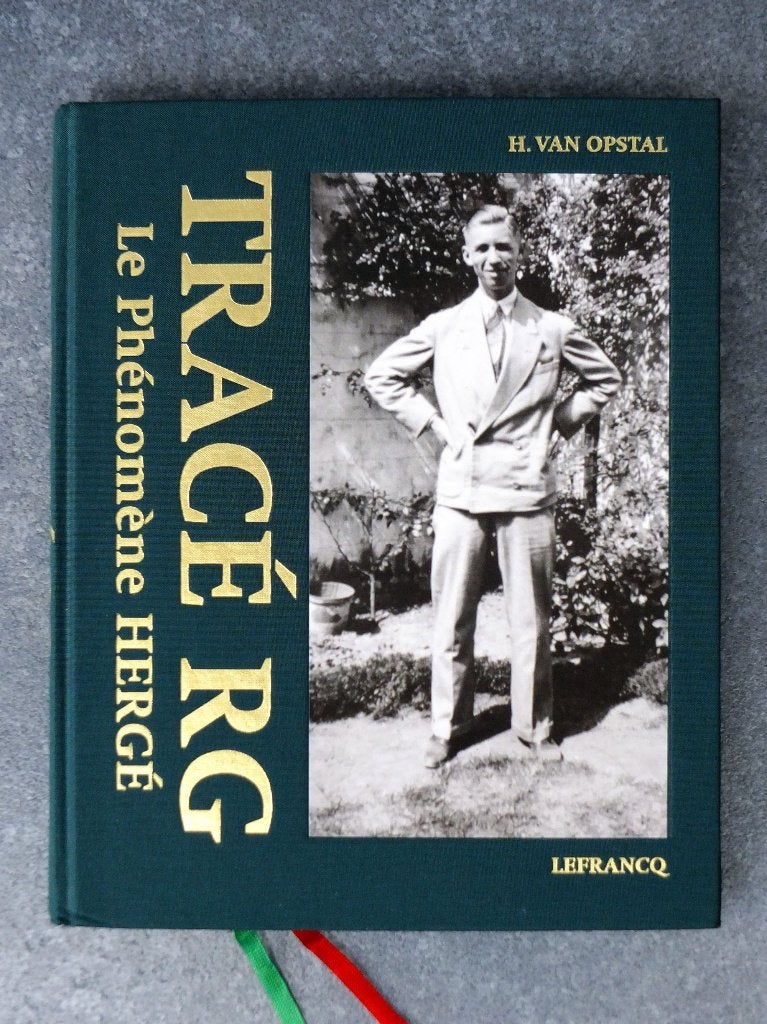 Tracé RG : le phénomène Hergé / Huib Van Opstal, Ophalen of Verzenden, Kuifje, Zo goed als nieuw, Boek of Spel