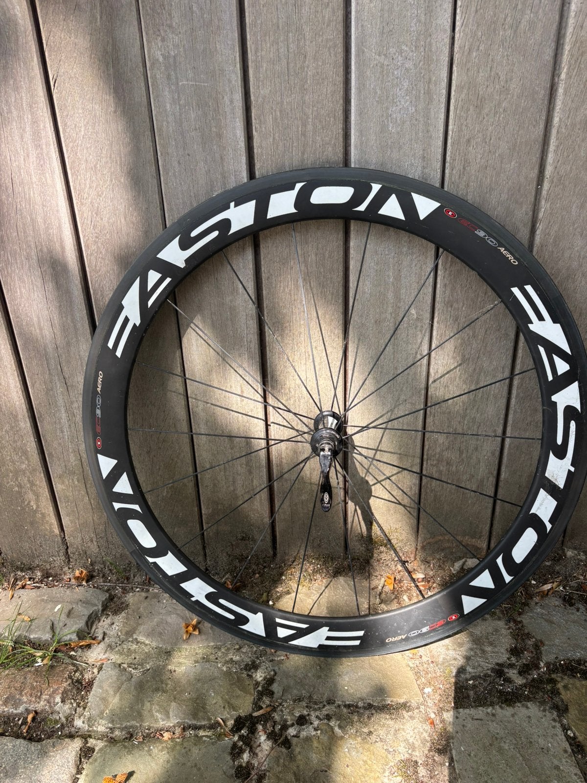 Roue en carbone Easton EC 90 Aero, Racefiets, Comme neuf, Enlèvement, Carbone