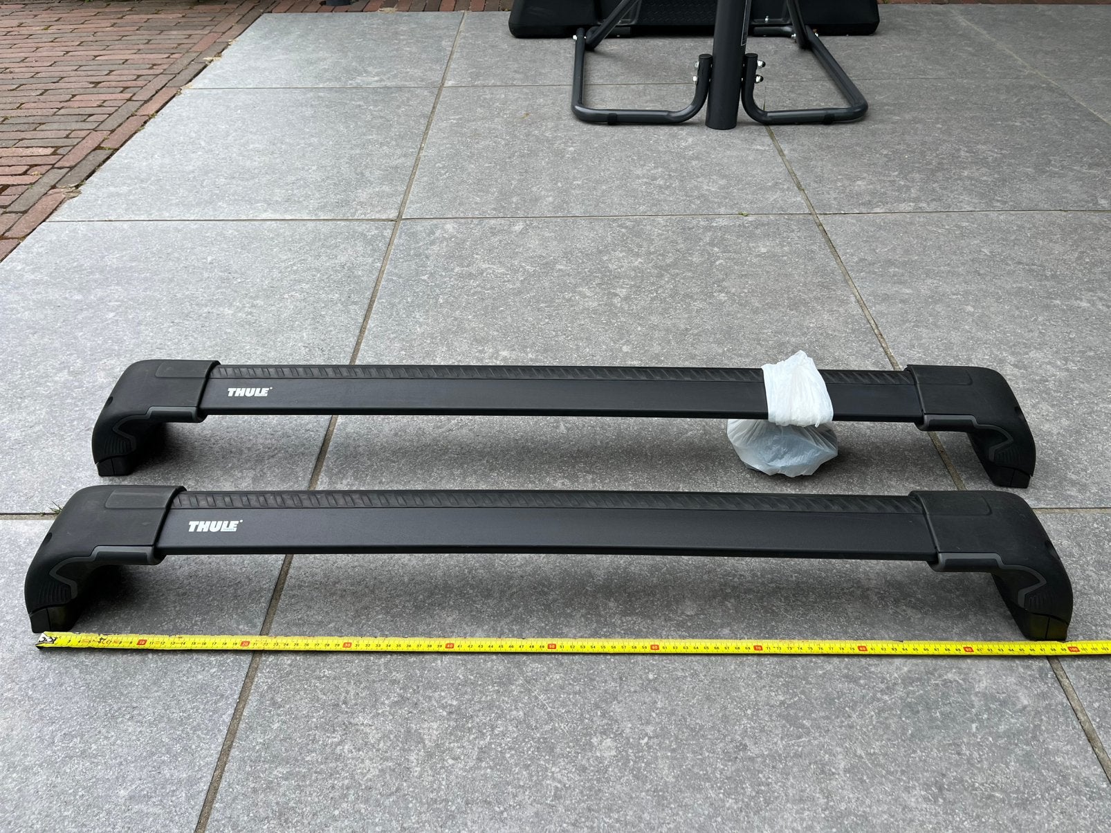 Dakdrager Thule Wingbar Zwart Mercedes CLA shooting brake, Auto-onderdelen, Ophalen, Gebruikt, Mercedes-Benz