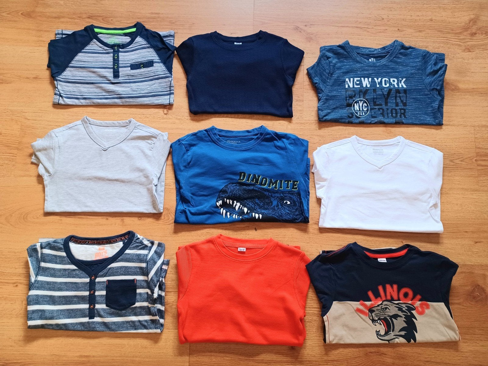 Pakket T-shirts met lange mouwen longsleeves maat 122-128, Kinderen en Baby's, Ophalen, Zo goed als nieuw, Jongen, Shirt of Longsleeve