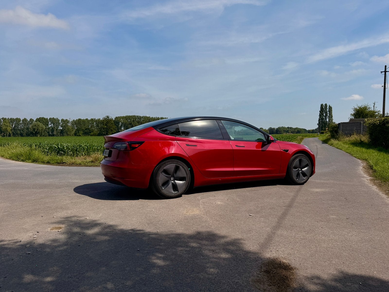 Tesla model 3 (2019) - long range dual motor, Autos, Rouge, Cuir et Alcantara, Achat, 5 portes