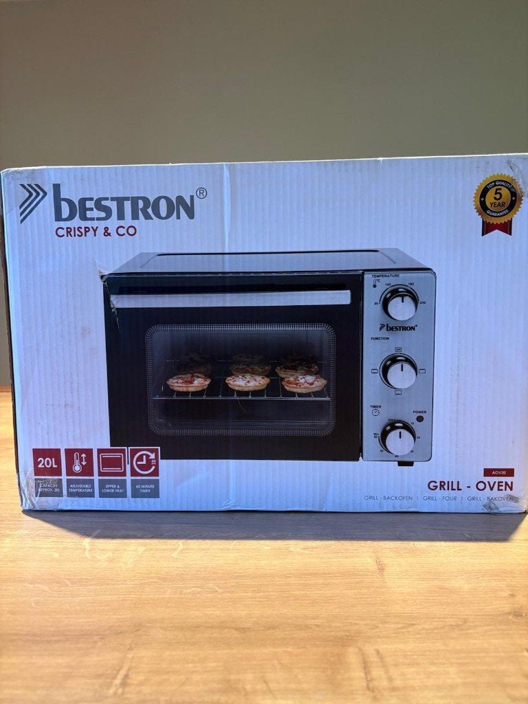 Grill oven bestron, Elektronische apparatuur, Ophalen, Minder dan 45 cm, Overige merken, Oven