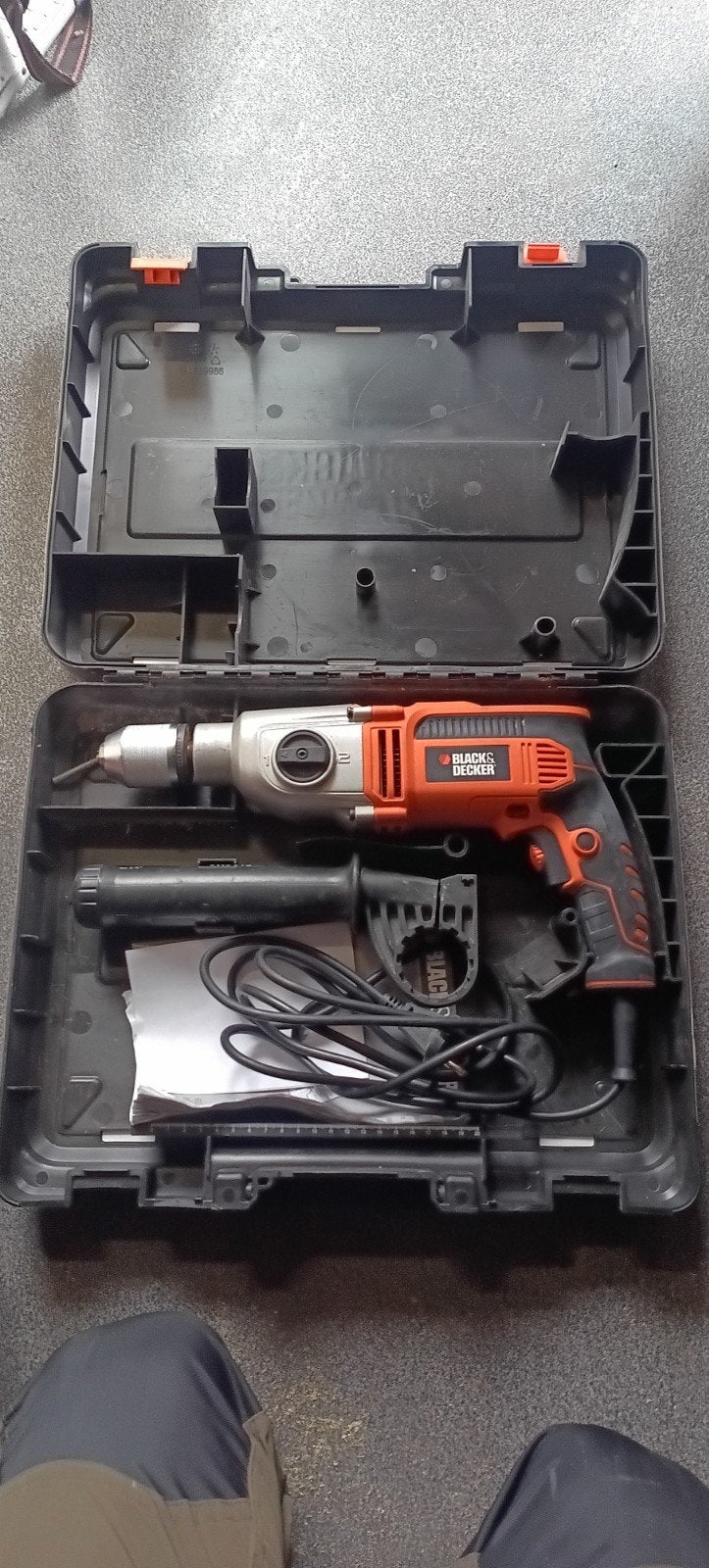 Black & Decker klopboormachine., Enlèvement ou Envoi, Comme neuf, Perceuse, Mécanisme de percussion
