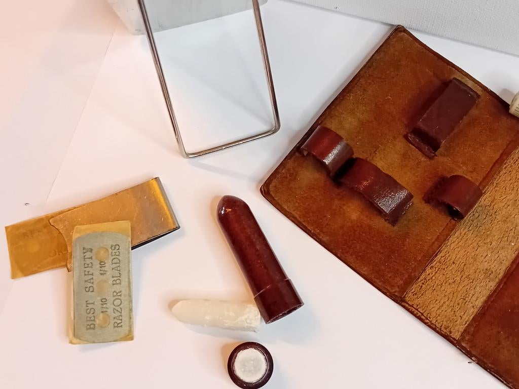 Merkur Vintage scheerset voor op reis, Ophalen of Verzenden