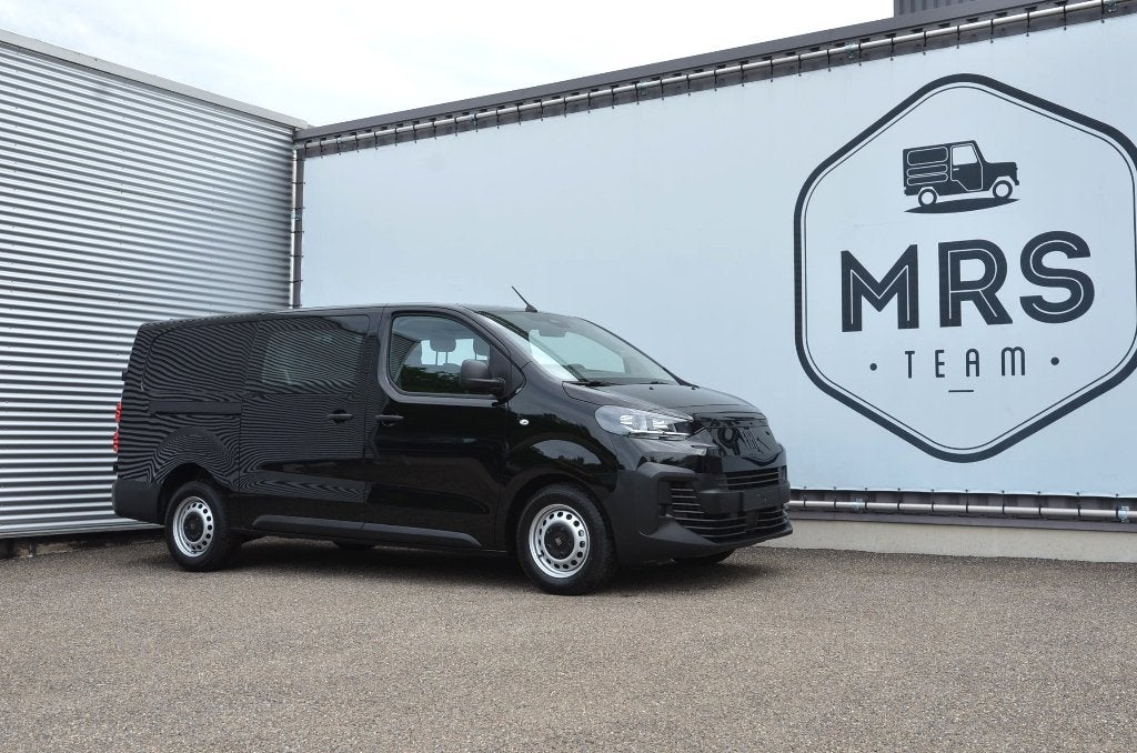 Fiat Scudo 2.2HDI-L3-Dubbelcab-Cruise-Camera-Nieuw-27500+BTW, Stof, Lane Keeping Assist, Zwart, Bedrijf