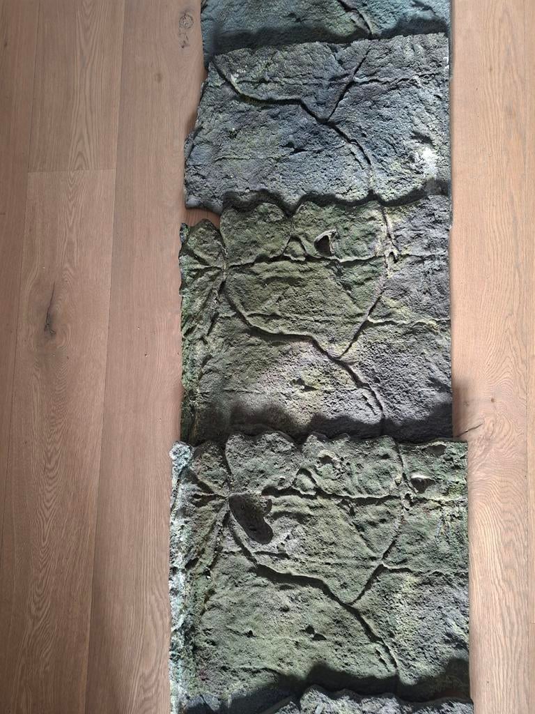 4 HS AQUA achterwanden - imitatie rots - antraciet, Dieren en Toebehoren, Ophalen