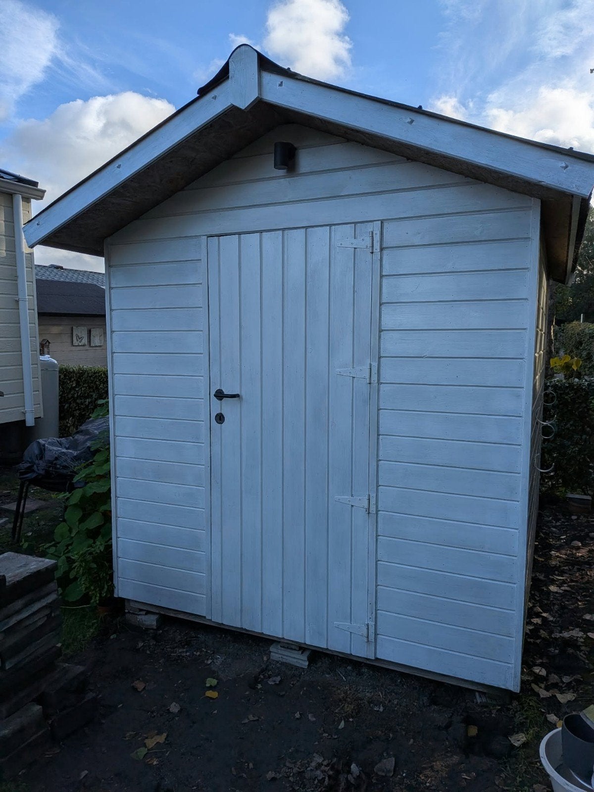 cabanon de jardin en bois, Enlèvement, Comme neuf, Bois, Abri de jardin