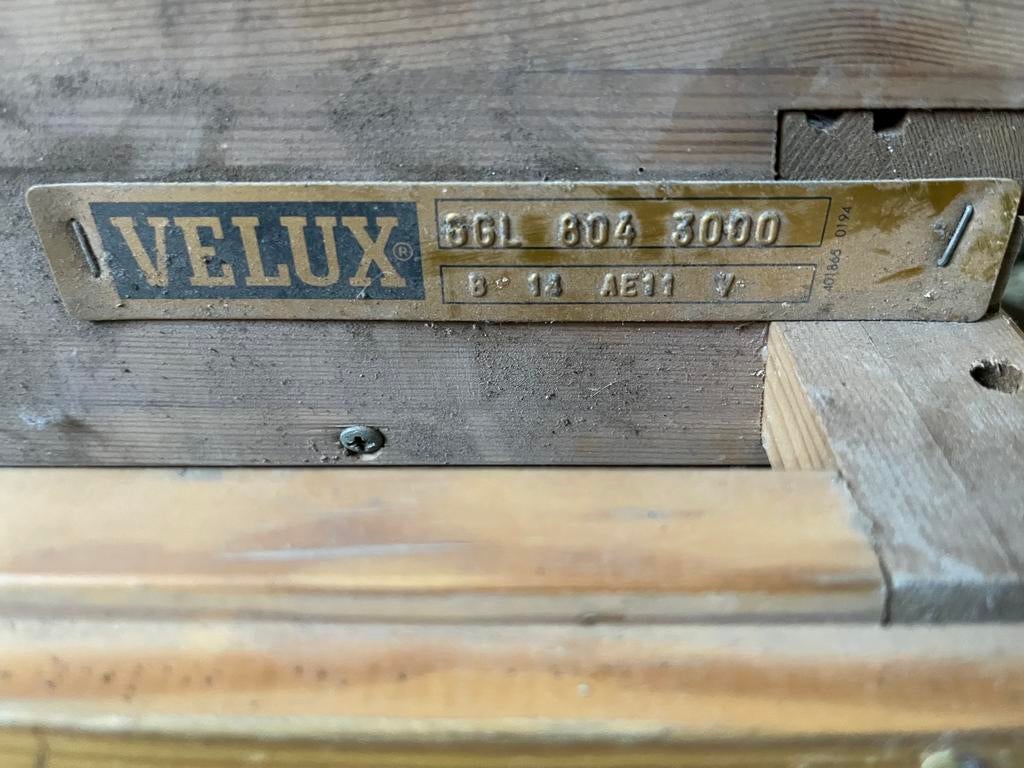 Velux GGL804 134 x 98, Ophalen, Gebruikt, 80 tot 120 cm, Dubbelglas