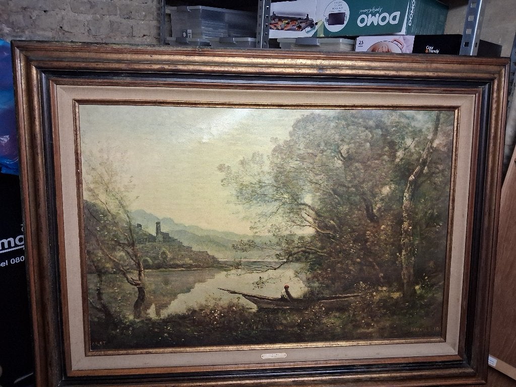 Schilderij, Autres techniques, Paysage, Enlèvement, Autres styles