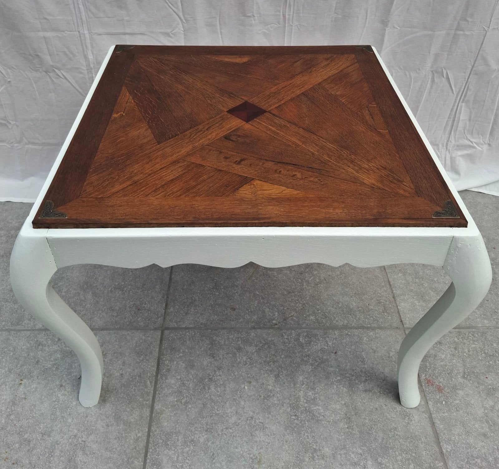 Table de salon, campagne-chic  (chêne massif) restaurée️, Enlèvement