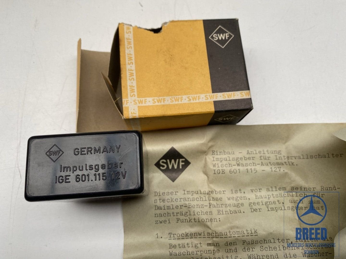 NOS ruitenwisserintervalrelais Mercedes-Benz R107 W115 W116, Neuf, -, -, Enlèvement ou Envoi