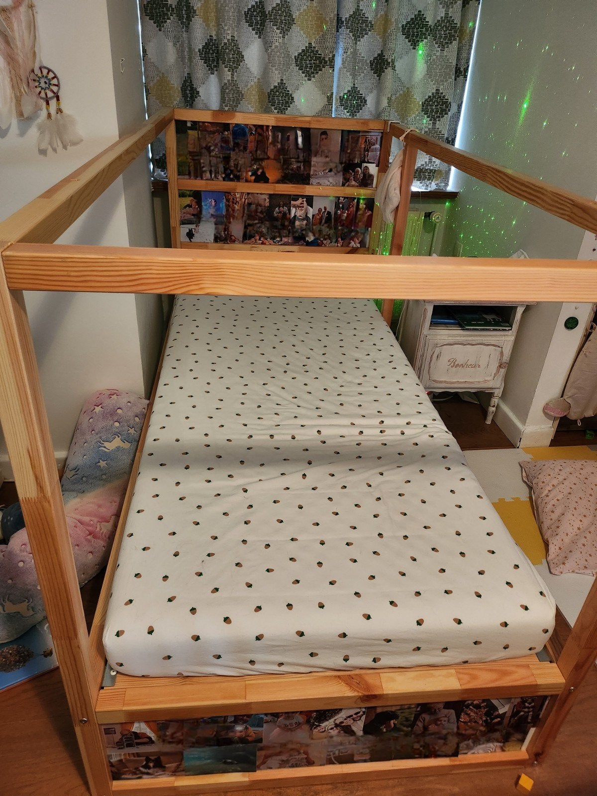 Lit double emploi IKEA + matelas, Enfants & Bébés, Chambre d'enfant | Lits, Comme neuf, 180 cm ou plus, 85 à 100 cm, Lit mezzanine ou Lit superposé