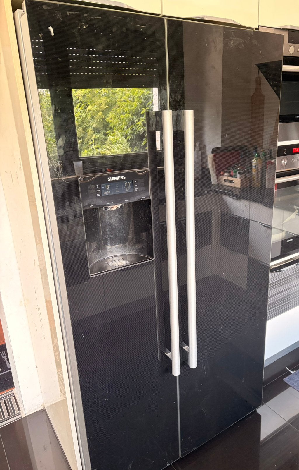 Frigo americain à donner, Classe énergétique A ou plus économe, 160 cm ou plus, Enlèvement, Ne fonctionne pas