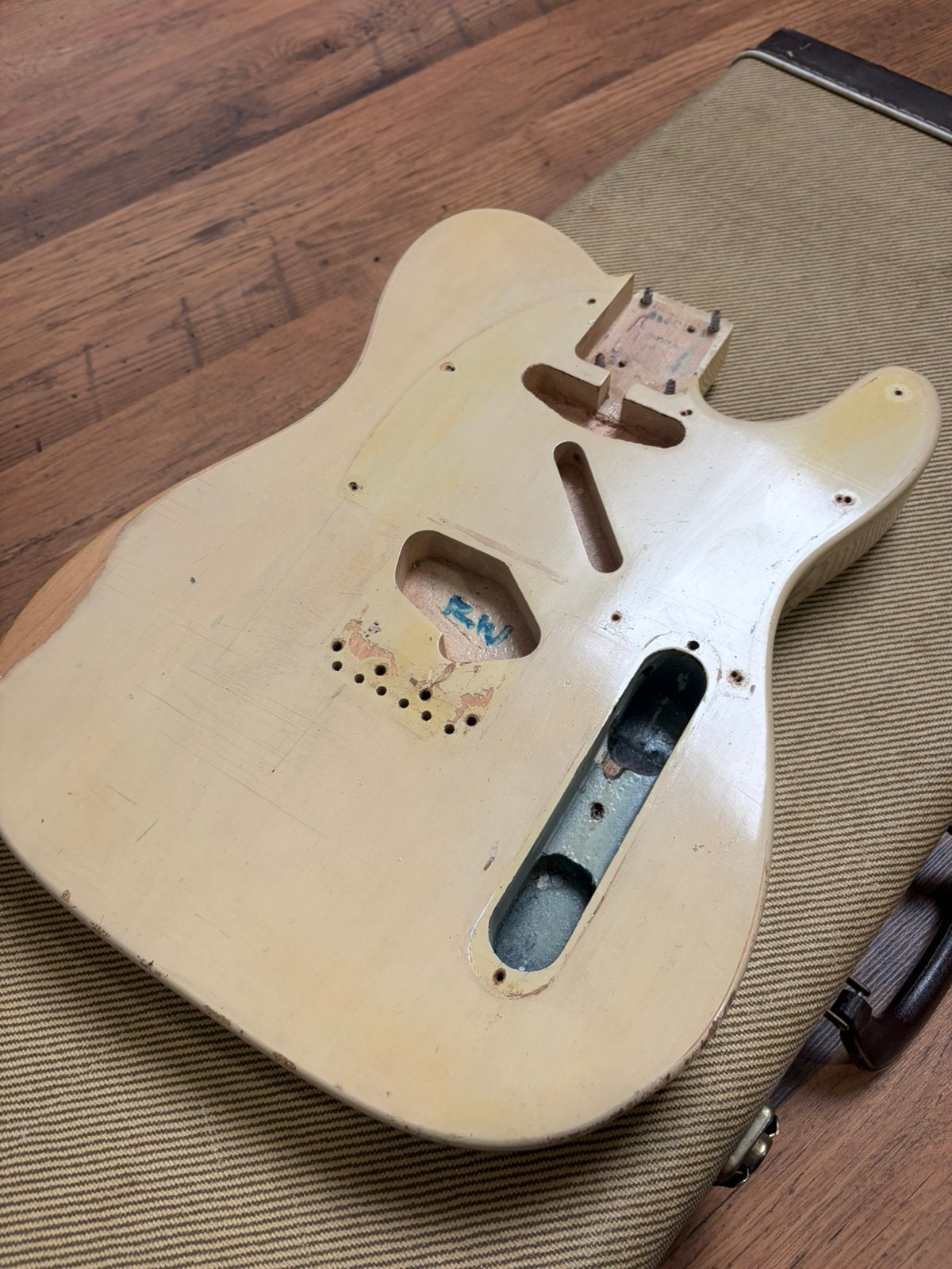 Corps Fender telecaster USA nitro relic, Musique & Instruments, Instruments | Pièces, Enlèvement, Utilisé