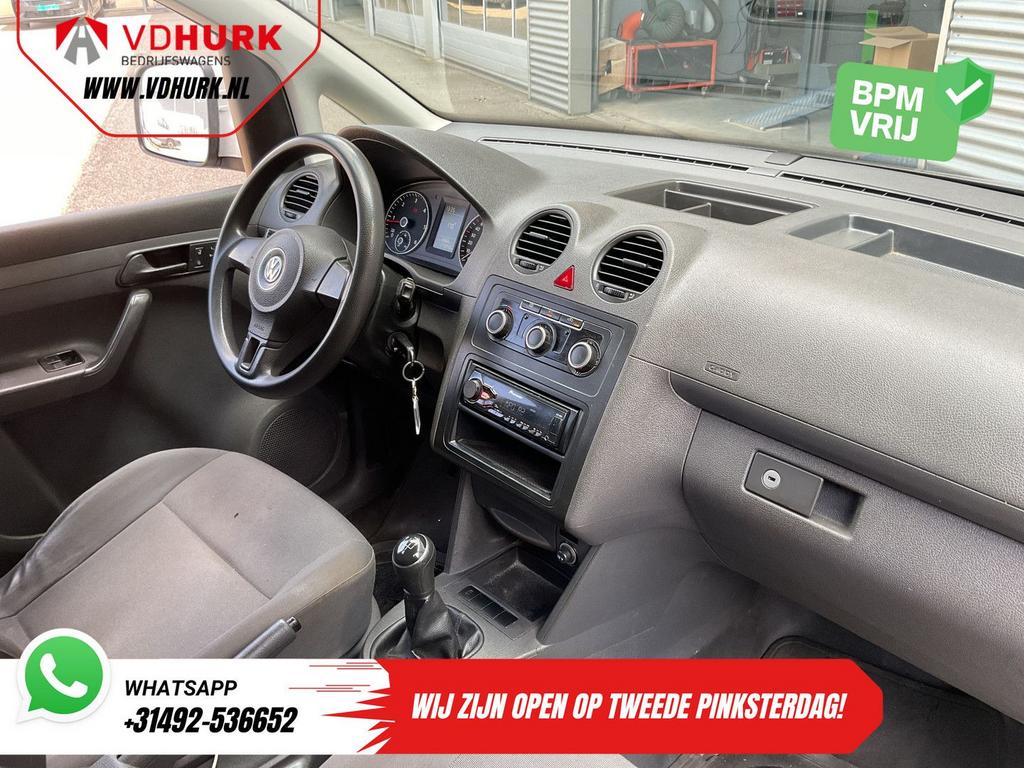 Volkswagen Caddy 1.6 TDI Maxi EXPORT Riem-V.V./ APK 01-'27/, 149 g/km, Electronic Stability Program (ESP), Wit, Bedrijf