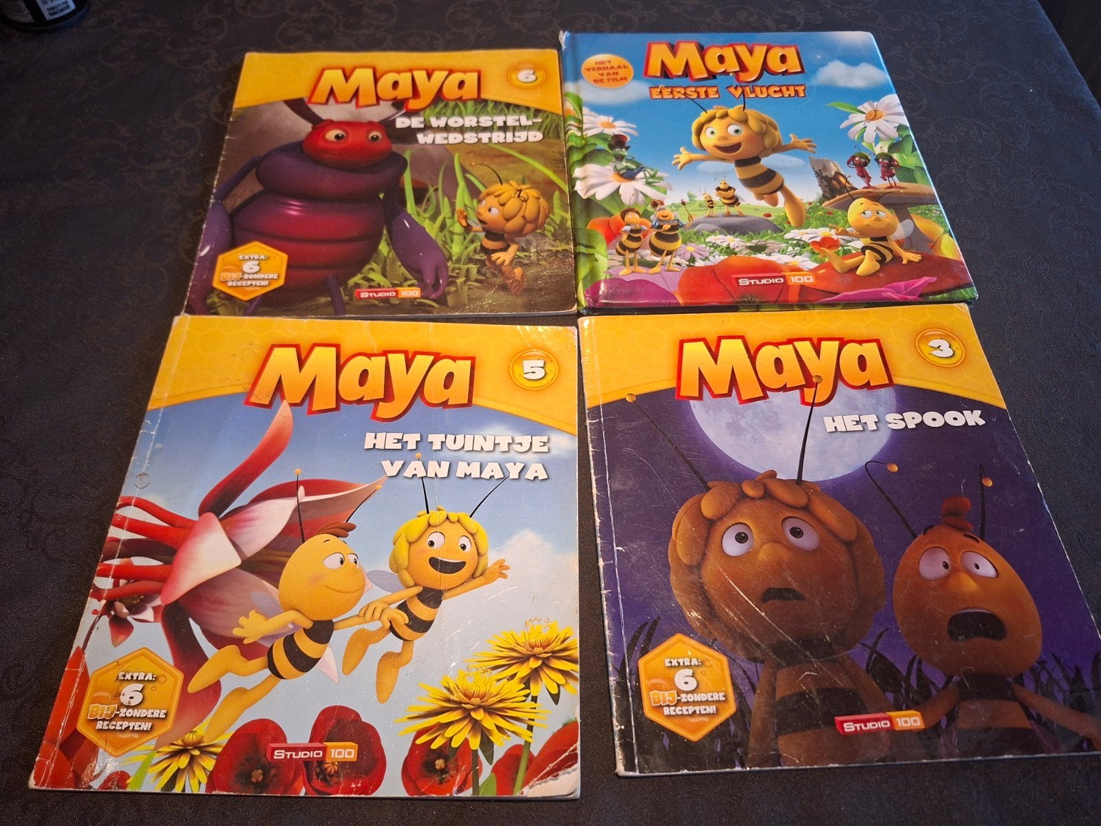 Maya de bij boekjes, Ophalen