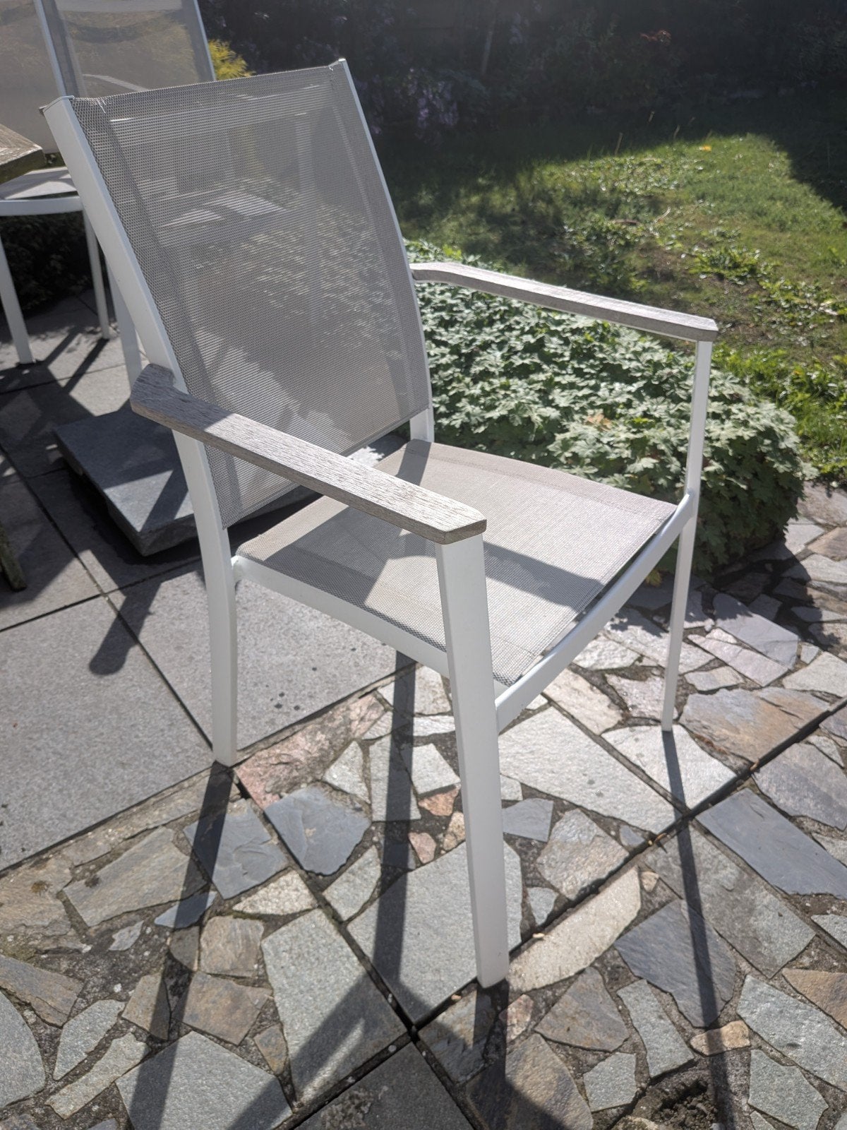 tuinstoelen, Tuin en Terras, Ophalen, Zo goed als nieuw, Aluminium, Stapelbaar