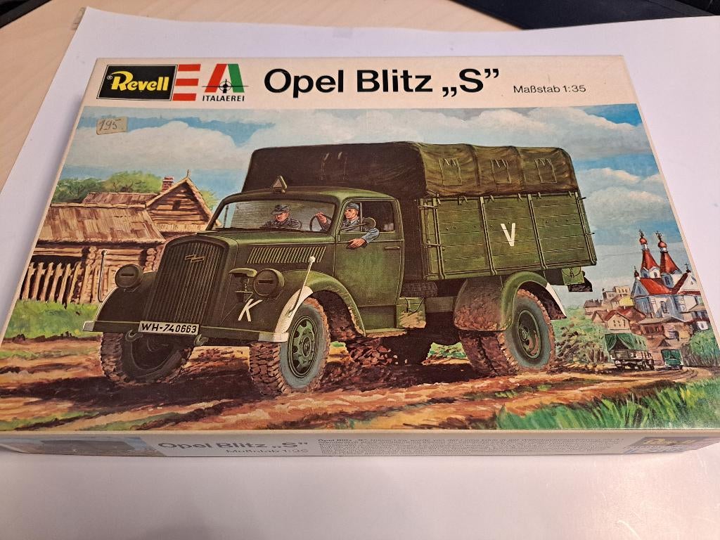 Revell/Italaerei | No. H-2106 | 1:35 - Opel Blitz 3(t) S typ, Hobby en Vrije tijd, Nieuw, Ophalen of Verzenden, Truck, 1:32 tot 1:50