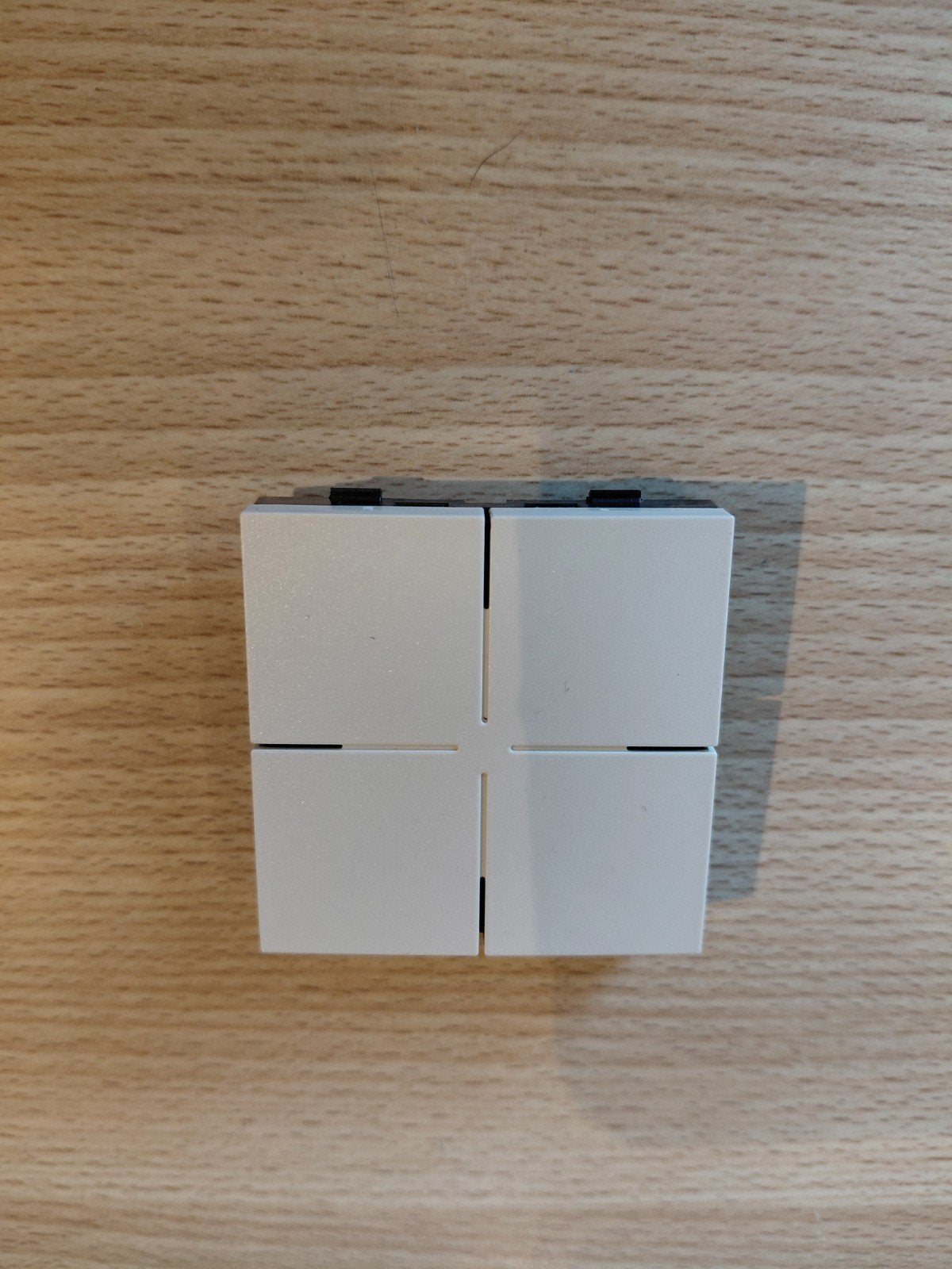 Niko Home Control 4 X bouton poussoir, teinte crème, Enlèvement ou Envoi, Neuf