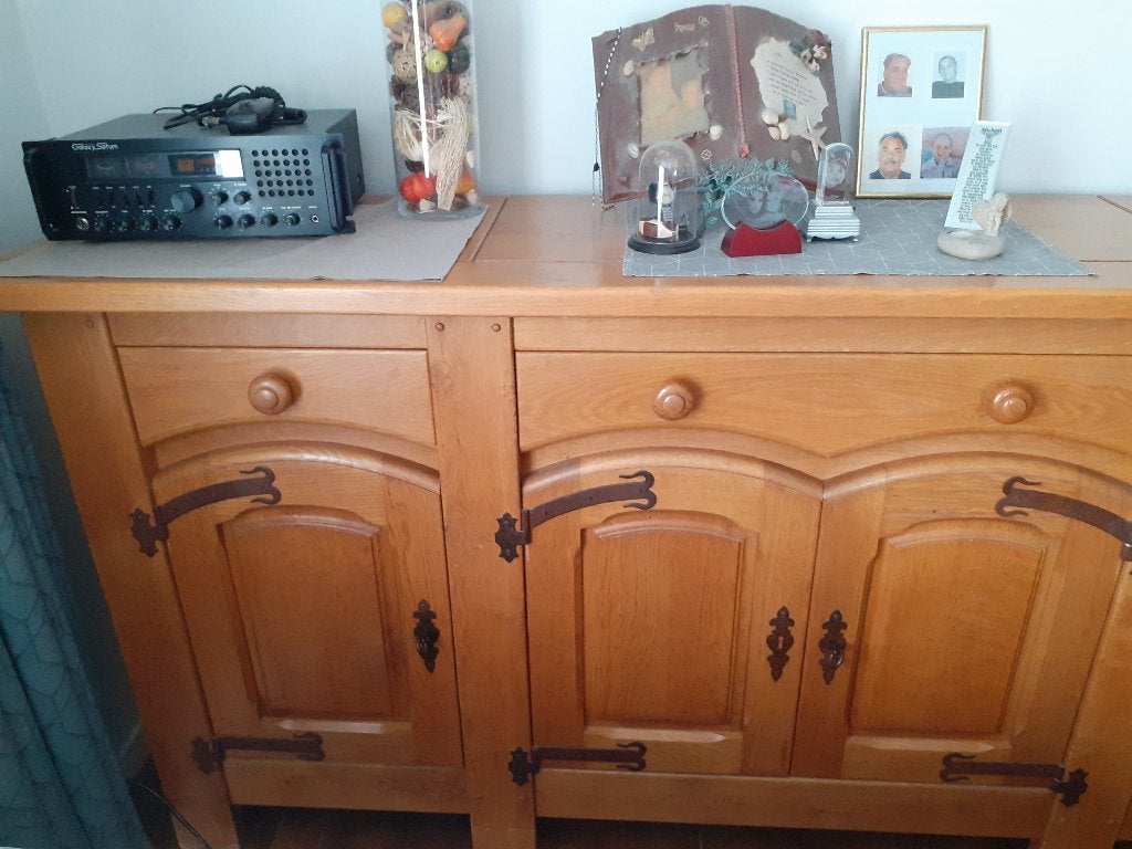 TE KOOP DRESSOIR EN BAR FRANSE EIK, 25 à 50 cm, Enlèvement ou Envoi, Utilisé, Chêne