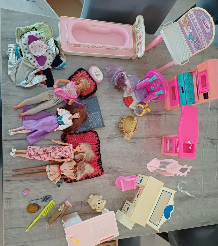Barbiespullen, Ophalen, Gebruikt, Barbie