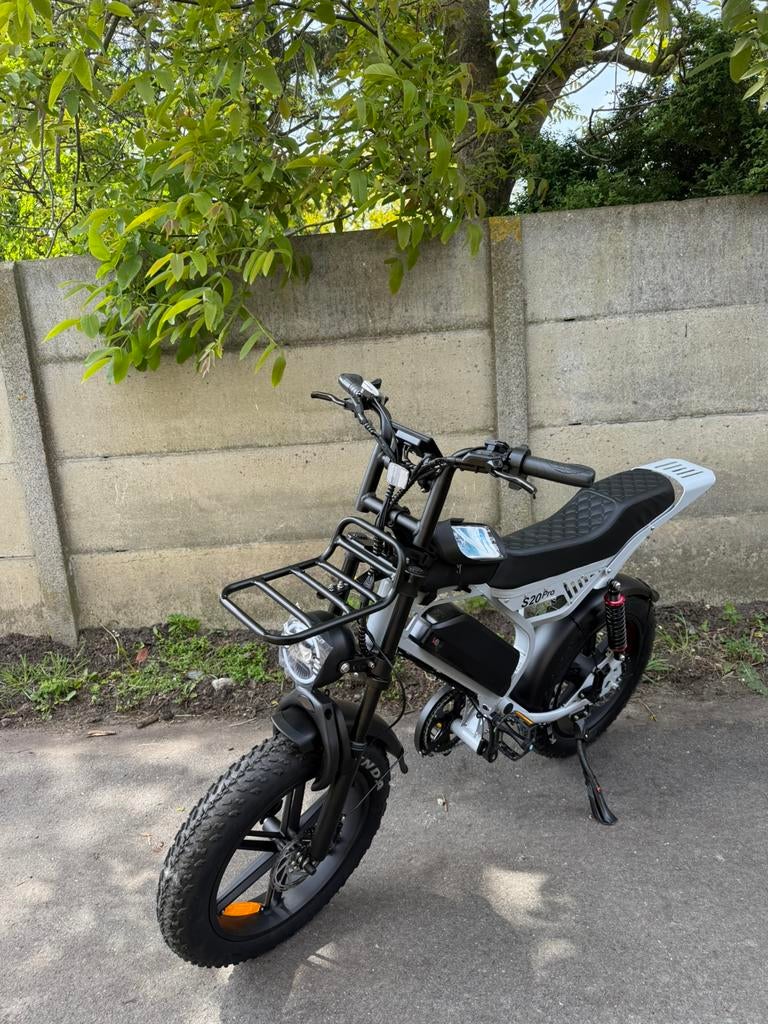 Fatbike S20 Pro nieuw -45 km/h- 2026- QMwheel, Fietsen en Brommers, 45 cc, 9 versnellingen, Nieuw, Ophalen