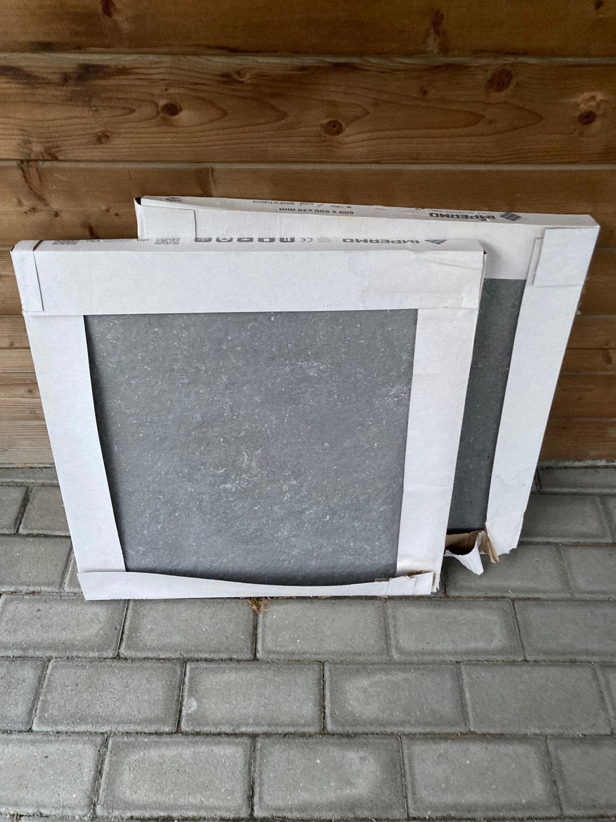 Te koop: 4 terrastegels 0,60 x 0,60, Tuin en Terras, Ophalen, Keramiek, Nieuw, Minder dan 5 m²