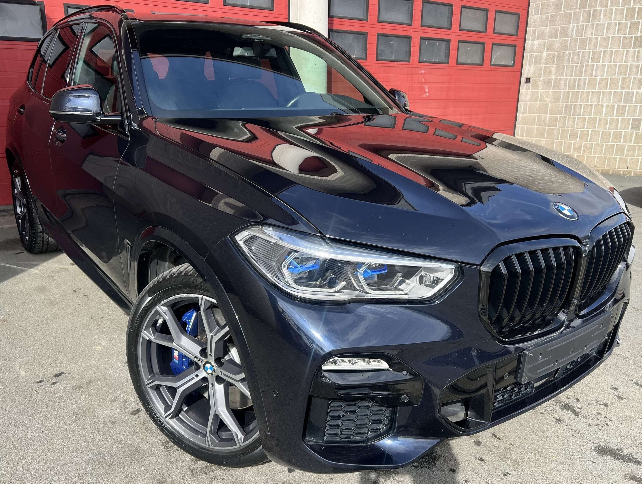 BMW X5 PHEV 3.0AS xDrive45e (36.735 € HTVA) FULL OPTIONS, Auto's, BMW, Gebruikt, Blauw, Leder, Bedrijf