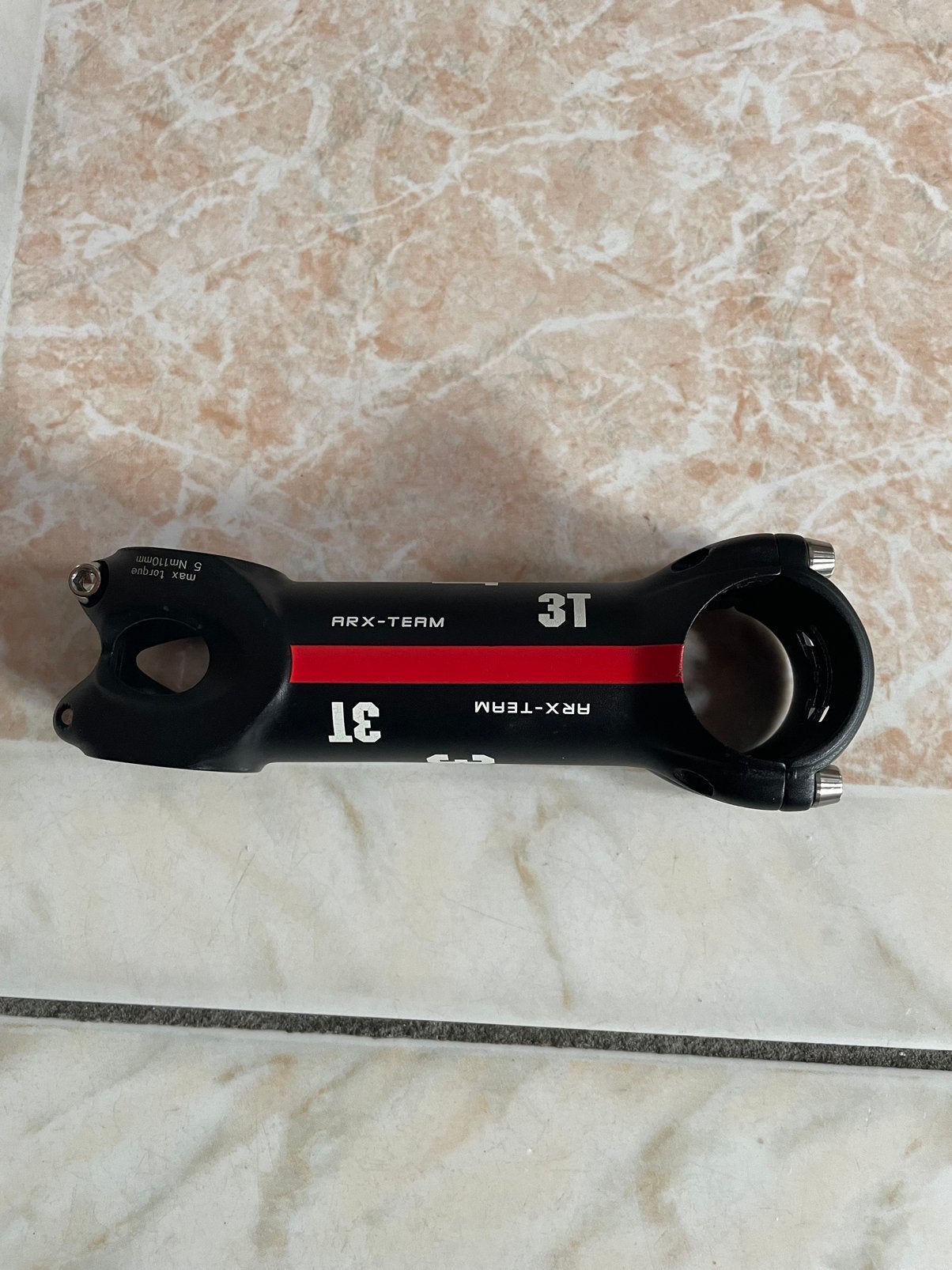 3T ARX II Team 2013 Stuurpen – 31,8 mm – Zwart/Rood, Guidon, Comme neuf, Enlèvement, Aluminium