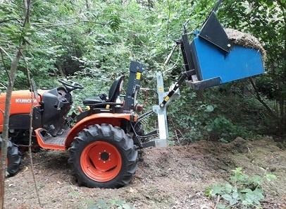 Hefsystem voor minitractor Kuboto Iseki Solis Yanmar, Animaux & Accessoires, Box & Pâturages, Mise à l'étable, Pâturage, Accessoires