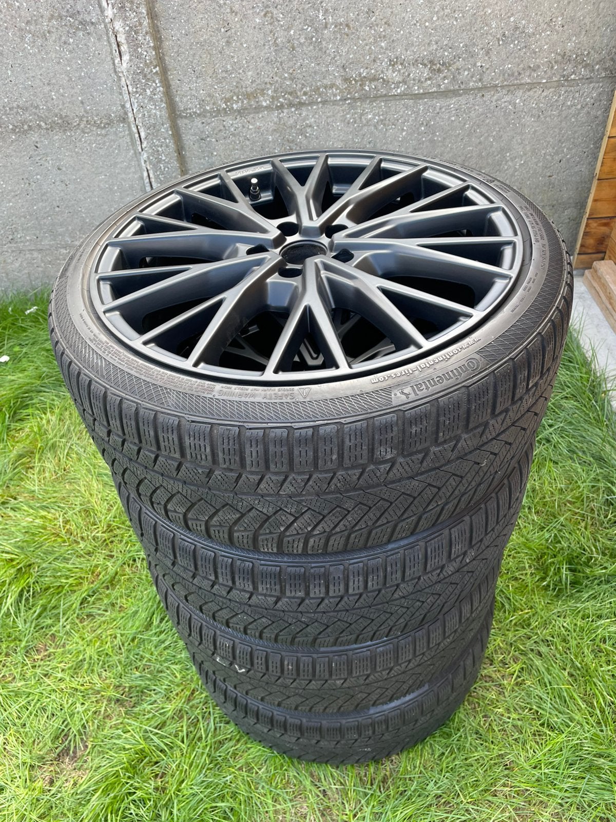 Jantes de 19 pouces 5x112 avec jantes noires 235 35 19, Enlèvement, Comme neuf