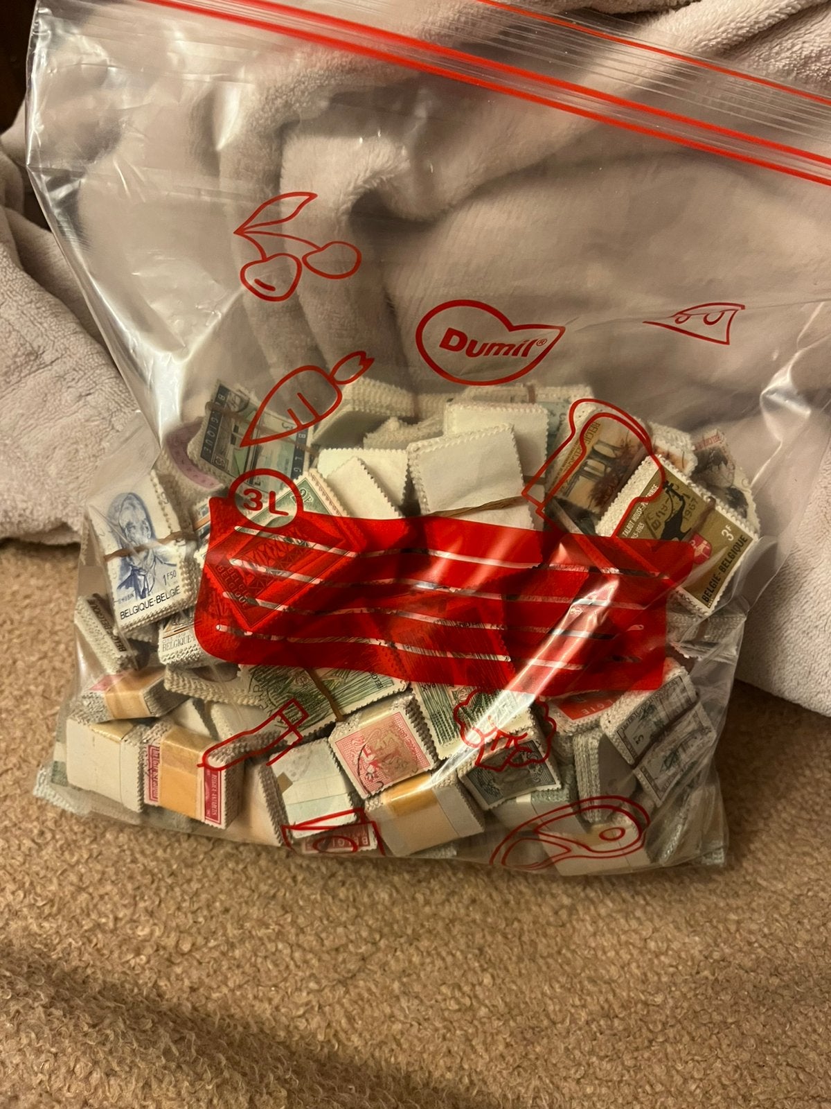 Postzegels belgie 15kg gestempeld in busseltjes, Ophalen of Verzenden, Gestempeld, Gestempeld