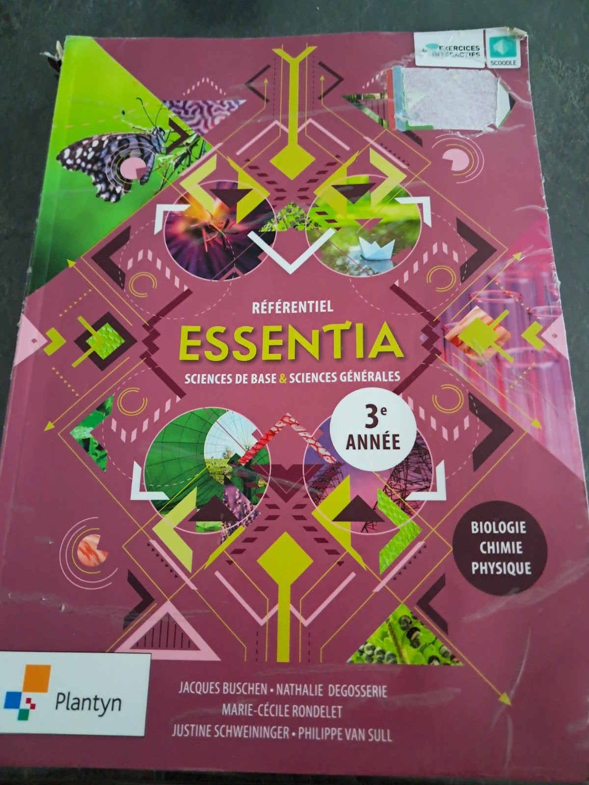 Référentiel  Essentia science  3e année secondaire, Livres, Enlèvement, Utilisé, Secondaire