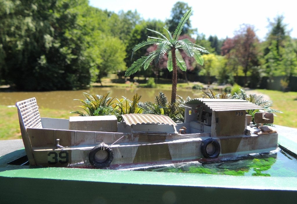 Patrouille fluviale en Indochine 1/72ième, Envoi, Neuf, 1:50 ou moins, Diorama