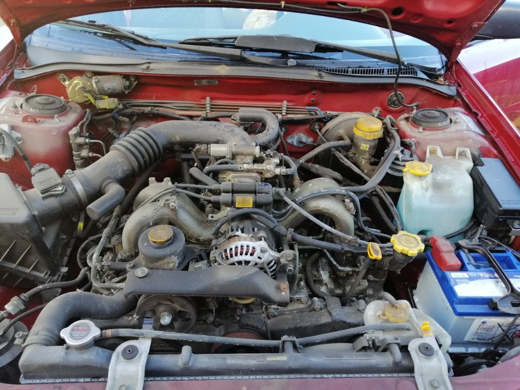 Subaru Impreza GL, Autos, Rouge, 4 portes, Automatique, Particulier