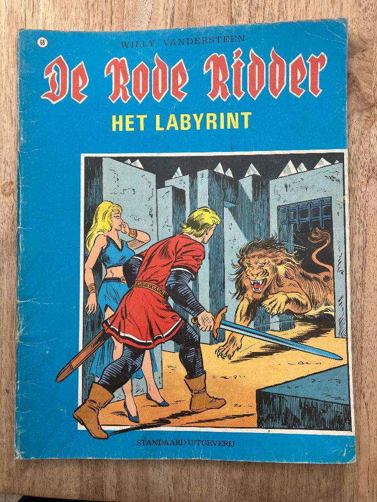 De Rode Ridder - 68 - Het labyrint, Eén stripboek, Ophalen of Verzenden, Gelezen, Willy Vandersteen