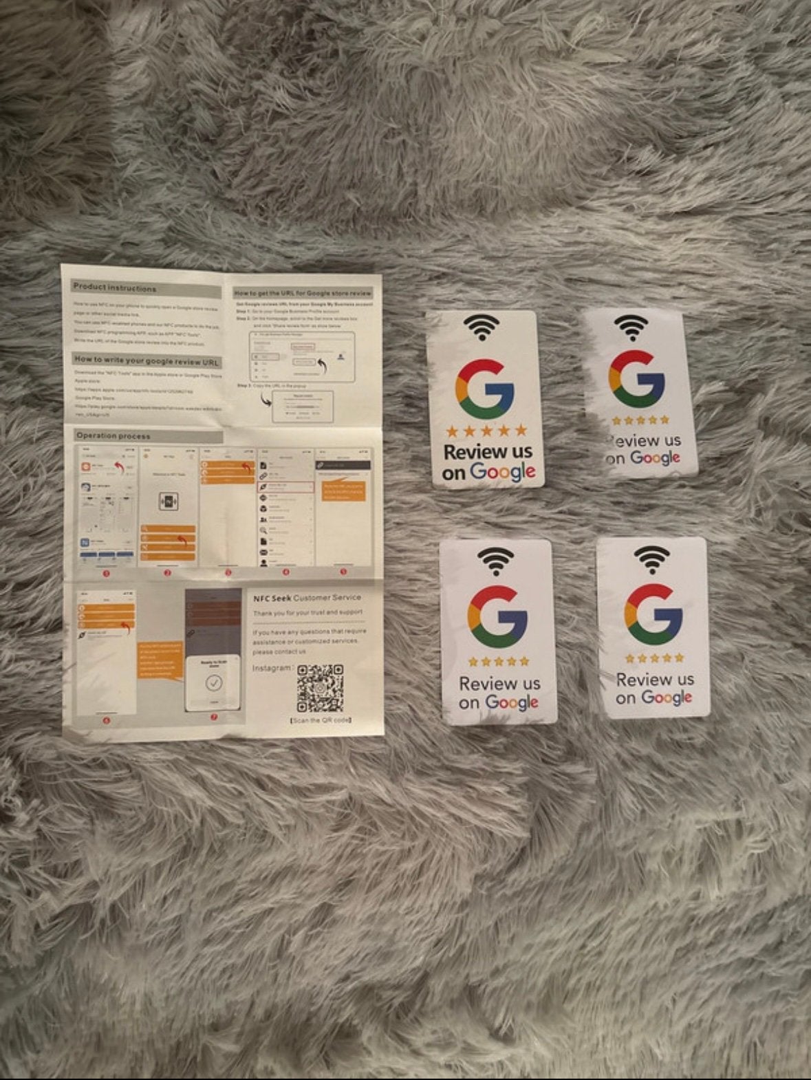 Cartes d'évaluation Google