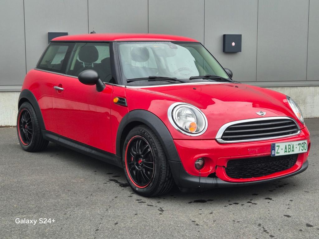 Mini Cooper One D  Diesel 1.6 €5, Auto's, Mini, Bedrijf, Te koop, One, ABS, Airbags, Airconditioning, Alarm, Bluetooth, Boordcomputer