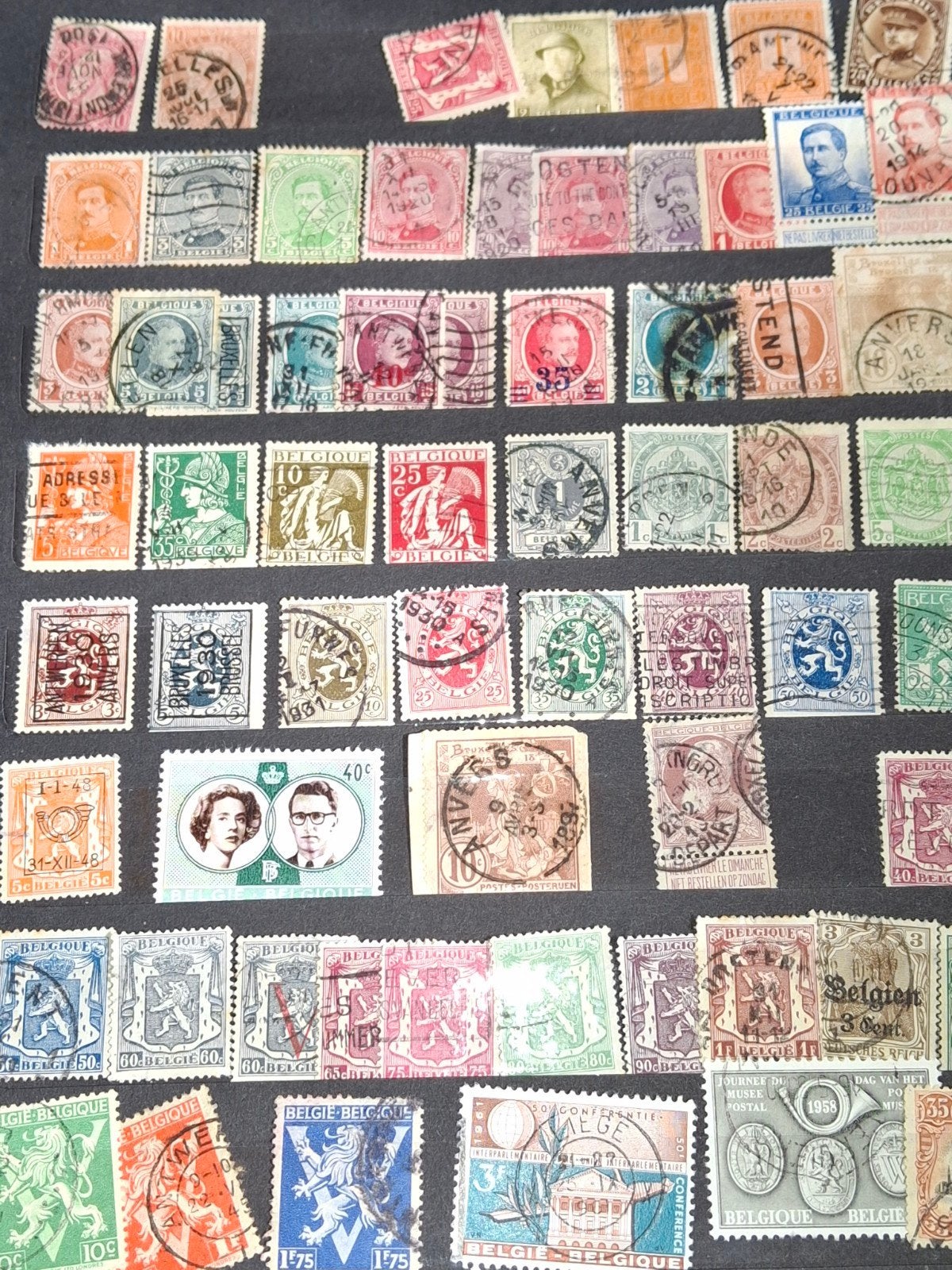 Album de timbre ancien