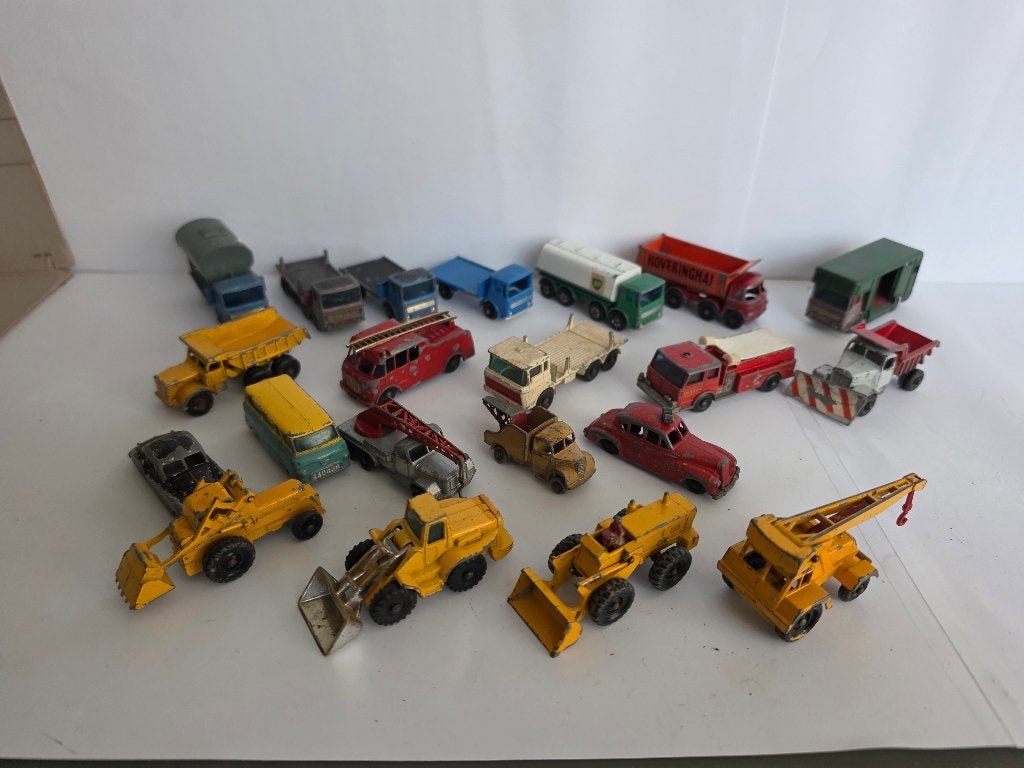Lot Matchbox autootjes, Ophalen of Verzenden, Gebruikt, Bus of Vrachtwagen, Matchbox