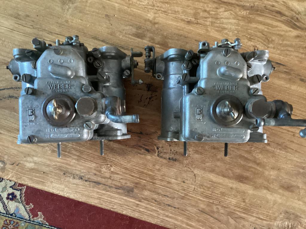 Set Weber’s 40 DCOE 28 in nette staat, Auto-onderdelen, Brandstofsystemen, Ophalen, Gebruikt, Alfa Romeo