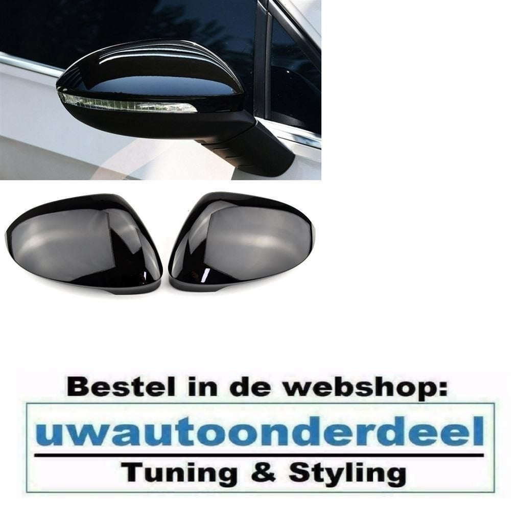 Spiegel Spiegelkappen Glans Zwart Geschitk Voor Vw Golf 8 MK, Envoi